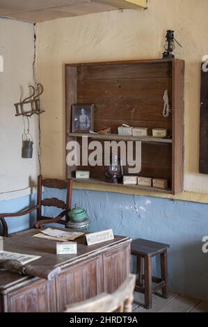 Wild West Town Sheriff's Office Stock Photo