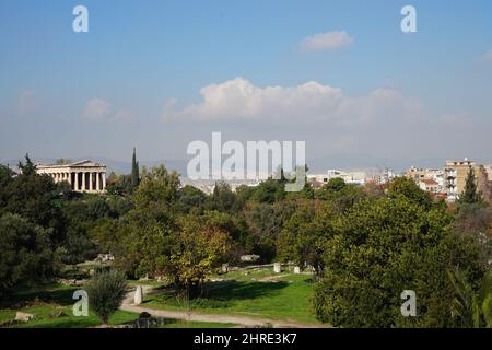 Temple of Hephaestus, Athens, Greece Stock Photo