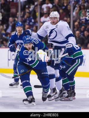 Tampa Bay Lightning defenseman Jake Dotchin (59) before an NHL hockey game  against the Washington Capitals Saturday, March 18, 2017, in Tampa, Fla.  (AP Photo/Chris O'Meara)