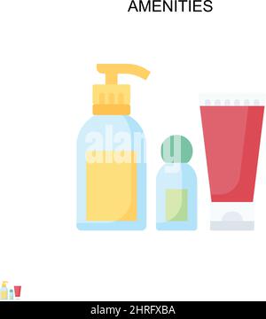 Amenities Simple vector icon. Illustration symbol design template for web mobile UI element. Stock Vector