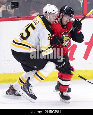 Ottawa Senators center Chris Tierney (71) plays against the Detroit Red  Wings in the first period of an NHL hockey game Tuesday, Nov. 19, 2019, in  Detroit. (AP Photo/Paul Sancya Stock Photo - Alamy
