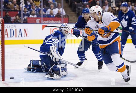 New York Islanders center Mathew Barzal (13) wears a Hockey Fights Cancer  jersey as he warms up before an NHL hockey game against the Florida  Panthers, Saturday, Nov. 9, 2019, in New