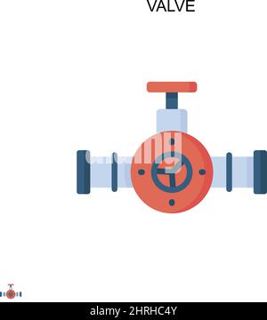 Valve Simple vector icon. Illustration symbol design template for web ...