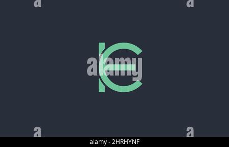 Alphabet letters Initials Monogram logo EK, KE, K and E Stock Vector