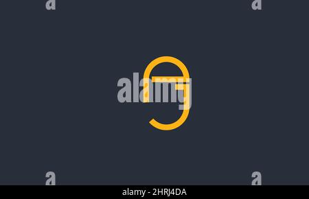 Alphabet letters Initials Monogram logo PJ, JP, P and J Stock Vector