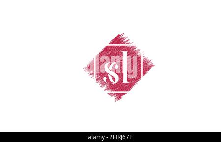 Alphabet letters Initials Monogram logo SL, LS, S and L Stock Vector