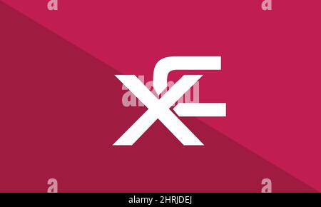 Alphabet letters Initials Monogram logo CX, XC, X and C Stock Vector