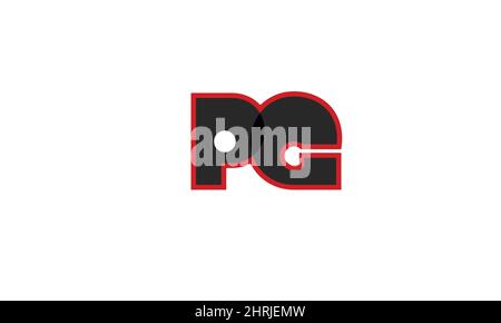 Alphabet letters Initials Monogram logo PG, GP, P and G Stock Vector