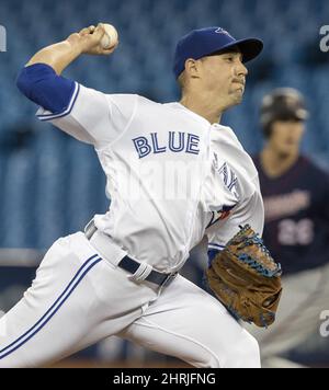 HOUSTON, TX - AUGUST 23: Minnesota Twins starting pitcher Aaron