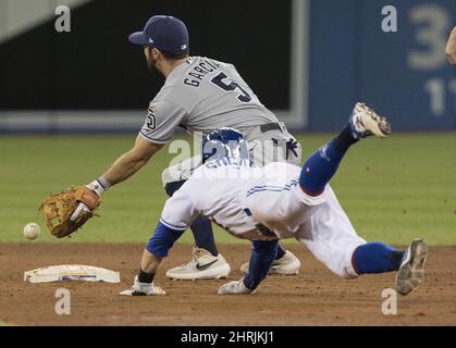 San Diego Padres first baseman Adrian Gonzalez, right, and his brother and  fellow teammate third baseman Edgar Gonzalez, left, during a spring  training baseball game against the Arizona Diamondbacks in Peoria, Ariz.