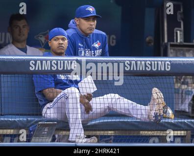 Adlin Auffant the mother of Marcus Stroman of the Toronto Blue Jays  Photo d'actualité - Getty Images