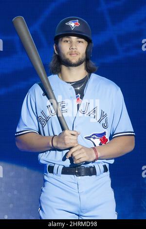 American League's Bo Bichette, of the Toronto Blue Jays, walks back to the  dugout during the MLB All-Star baseball game against the National League in  Seattle, Tuesday, July 11, 2023. (AP Photo/Lindsey Wasson Stock Photo -  Alamy