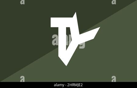 Alphabet letters Initials Monogram logo TY, YT, T and Y Stock Vector