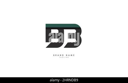 Alphabet letters Initials Monogram logo BB, B and B Stock Vector