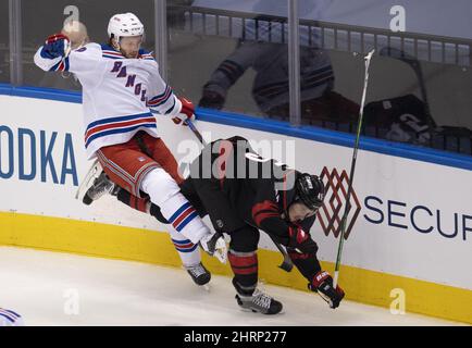 New York Rangers' Jacob Trouba plays during an NHL hockey game, Wednesday,  March 1, 2023, in Philadelphia. (AP Photo/Matt Slocum Stock Photo - Alamy