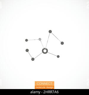 Single flat cocial icon. Vector network illustration Stock Vector