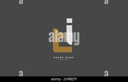 Alphabet letters Initials Monogram logo TI, IT, T and I Stock Vector
