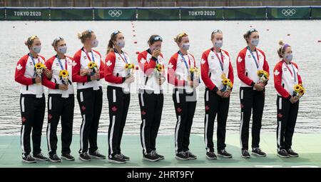 Canada’s Lisa Roman, Kasia Gruchalla-Wesierski, Christine Roper ...