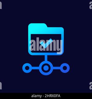 active directory, folder icon for web Stock Vector Image & Art - Alamy