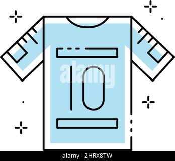 Isolated flat design sport shirt icon Vector Stock Vector