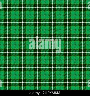 St. Patrick's Day seamless pattern. Tileable vector background in Irish classic style. Stock Vector