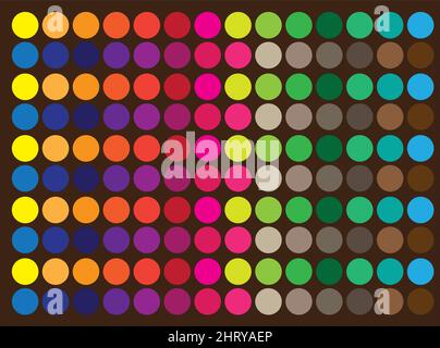 Vector graphics showing the surface on which the multicolored circles are placed. Stock Vector
