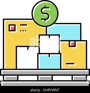 requisition review color icon vector illustration Stock Vector Image ...