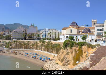 Cala del Mal Pas beach of Benidorm in Spain Stock Photo