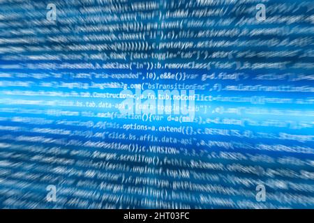 computer code background Stock Photo