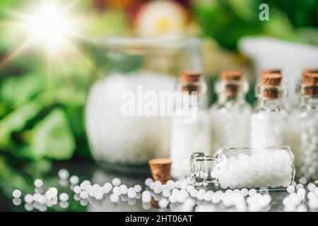 Homeopathic remedies Stock Photo