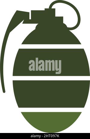 Grenade icon illustration design template Stock Vector