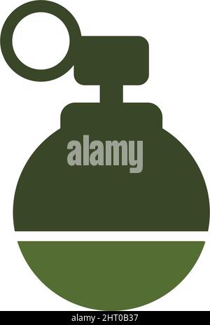 Grenade icon illustration design template Stock Vector