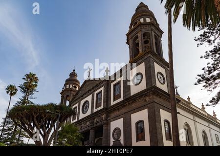 Cathedral Nuestra Senora de los Remedios in San Cristobal de la Laguna, Tenerife, Spain Stock Photo