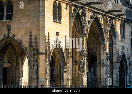 Paris, France - March 31, 2021: Saint-Germain l'Auxerrois church in Paris Stock Photo