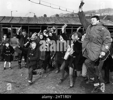 Sport fans attending match, cheering up team of Belgium. Combination of ...