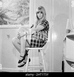 Carol Dilworth, model and actress aged 19 years old, pictured 7th November 1966. Additional Notes. Carol Dilworth, married to Len Hawkes (1969) of The Tremeloes music group and is mother of singer Chesney Hawkes. Stock Photo