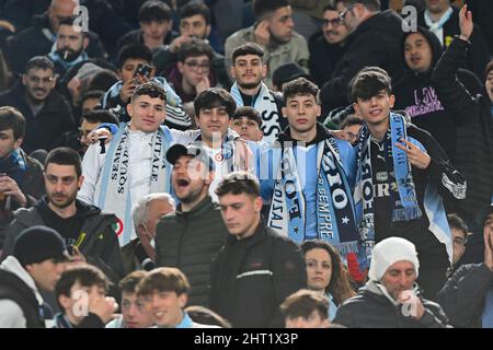 Rome, Italy. 24th Feb, 2022. in action during the Knockout Round Play-Offs Leg Two - UEFA Europa League between SS Lazio and FC Porto at Stadio Olimpico on 24th of February, 2022 in Rome, Italy. (Photo by Domenico Cippitelli/Pacific Press) Credit: Pacific Press Media Production Corp./Alamy Live News Stock Photo
