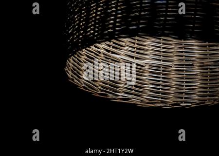 abstract texture of a wicker. Closeup photo Stock Photo