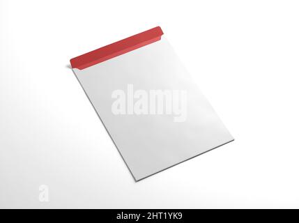 Maquette d'enveloppe C4 format de coupe a4 blanc Image Vectorielle Stock -  Alamy