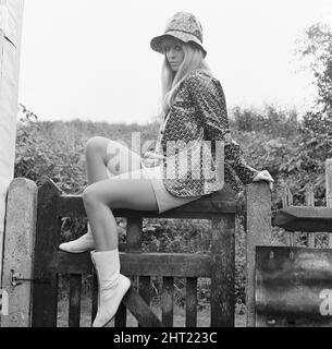 Carol Dilworth, model and actress aged 19 years old, pictured 7th November 1966. Additional Notes. Carol Dilworth, married to Len Hawkes (1969) of The Tremeloes music group and is mother of singer Chesney Hawkes. Stock Photo