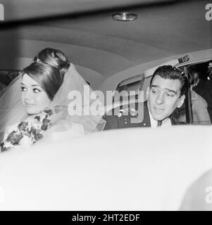 Reggie Kray wedding to Francis Shea, Reggie Kray (right) and Ronnie