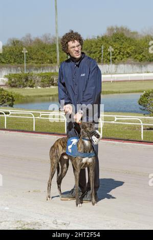 Dog Races in Florida Stock Photo