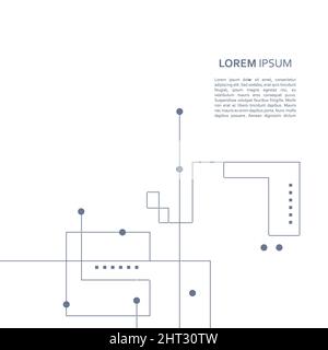 Wireframe element with abstract figure Stock Vector