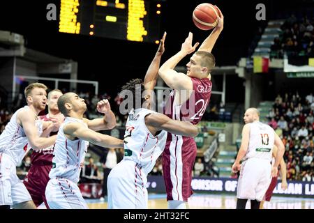 Andrejs GRAZULIS (24) of Latvia during the FIBA World Cup 2023 ...