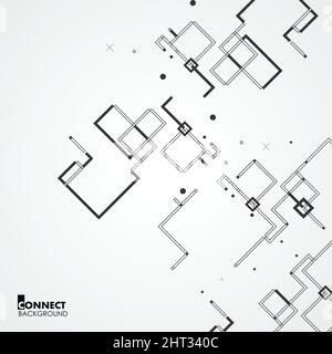 Geometric abstract pattern design Stock Vector