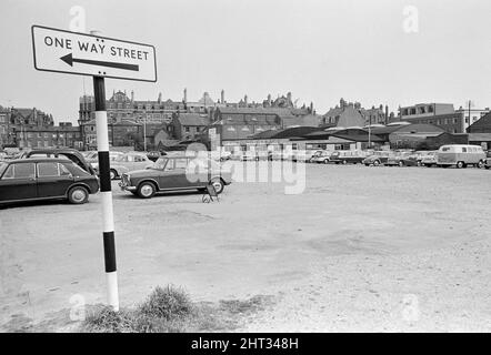 Views of the site of the Civic Centre, Reading, Berkshire. 20th May 1966. Stock Photo