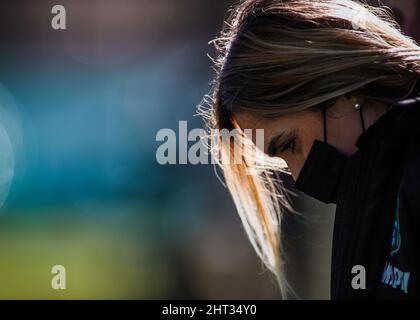 Sassuolo, Europe. 26th Feb, 2022. Sassuolo, Italy, February 26 2022: Greta Spagnulo (Press office Sassuolo) during the Serie A Femminile game between Sassuolo and Milan at Stadio Enzo Ricci in Sassuolo, Italy Michele Finessi/SPP Credit: SPP Sport Press Photo. /Alamy Live News Stock Photo