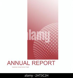 Vector design headline page. Can be use for cover, annual report, flyer, poster in square size Stock Vector