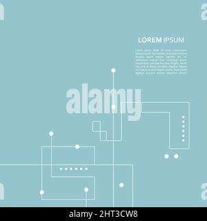 Vector blue background with repeating squares Stock Vector