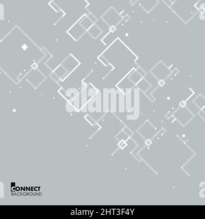 Urban vector architectural background for your architectural plan, technical project, abstract design Stock Vector